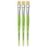 da Vinci FIT Synthetics Student Brush, Synthetic, Acrylic & Oil, Flat, Series 379, Size 16, Pack of 3