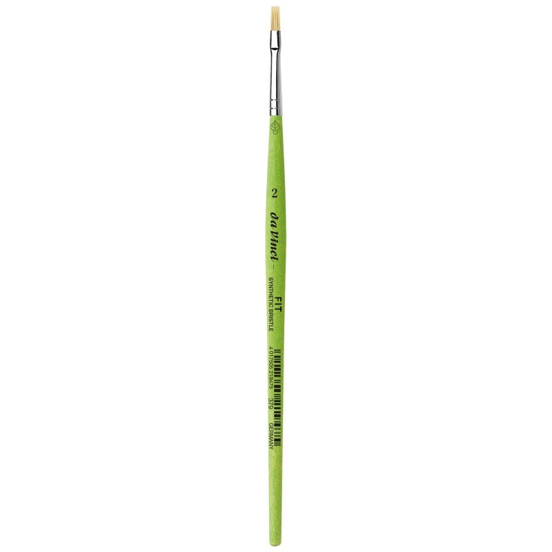 da Vinci FIT Synthetics Student Brush, Synthetic, Acrylic & Oil, Flat, Series 379, Size 2