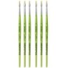 da Vinci FIT Synthetics Student Brush, Synthetic, Acrylic & Oil, Flat, Series 379, Size 2, Pack of 6