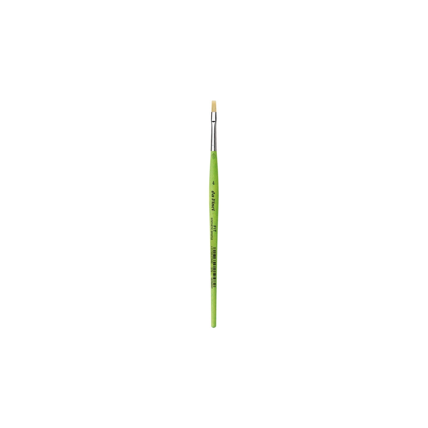 da Vinci FIT Synthetics Student Brush, Synthetic, Acrylic & Oil, Flat, Series 379, Size 4