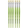 da Vinci FIT Synthetics Student Brush, Synthetic, Acrylic & Oil, Flat, Series 379, Size 8, Pack of 6