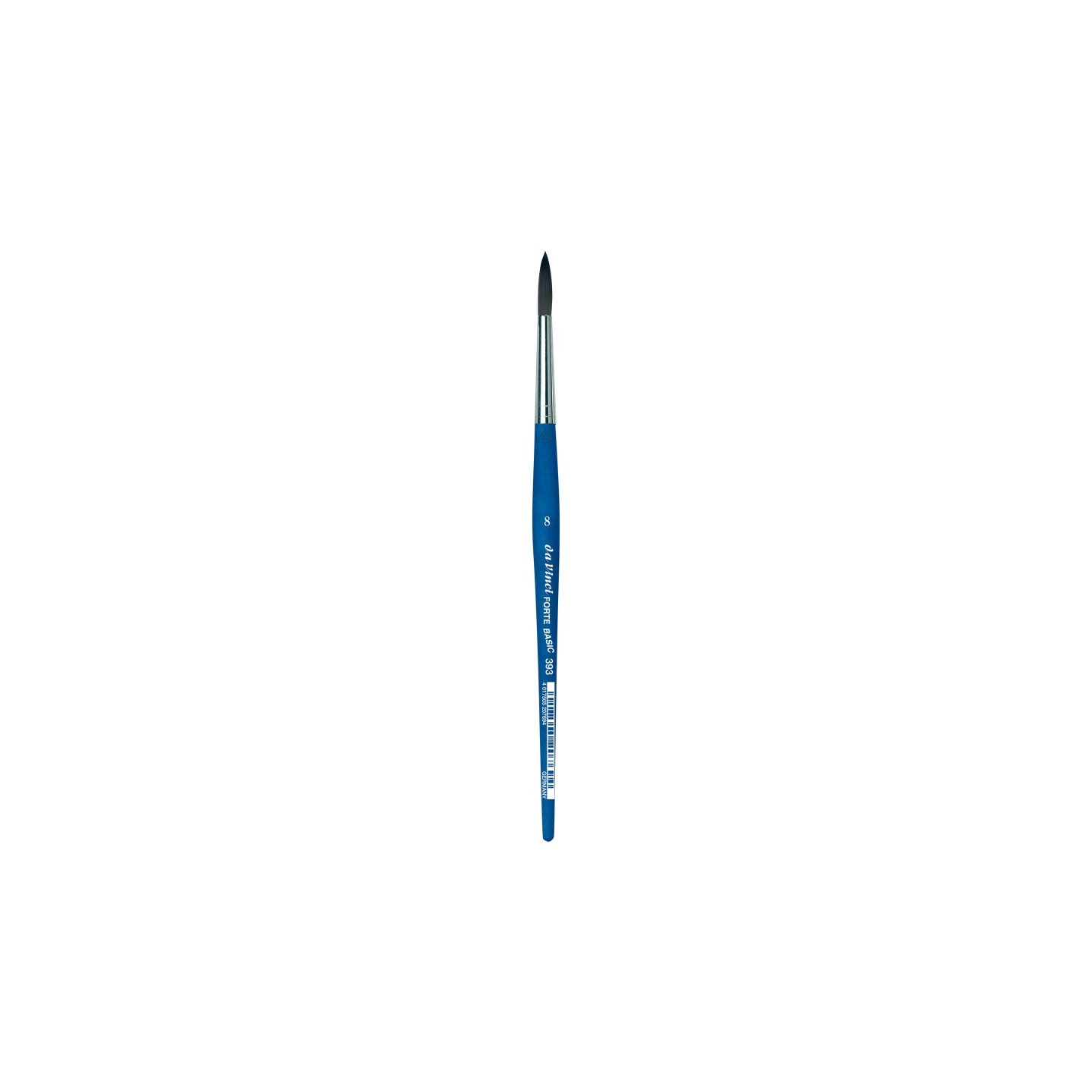 da Vinci FORTE BASIC Student Brush, Synthetic, Acrylic, Round, Series 393, Size 8