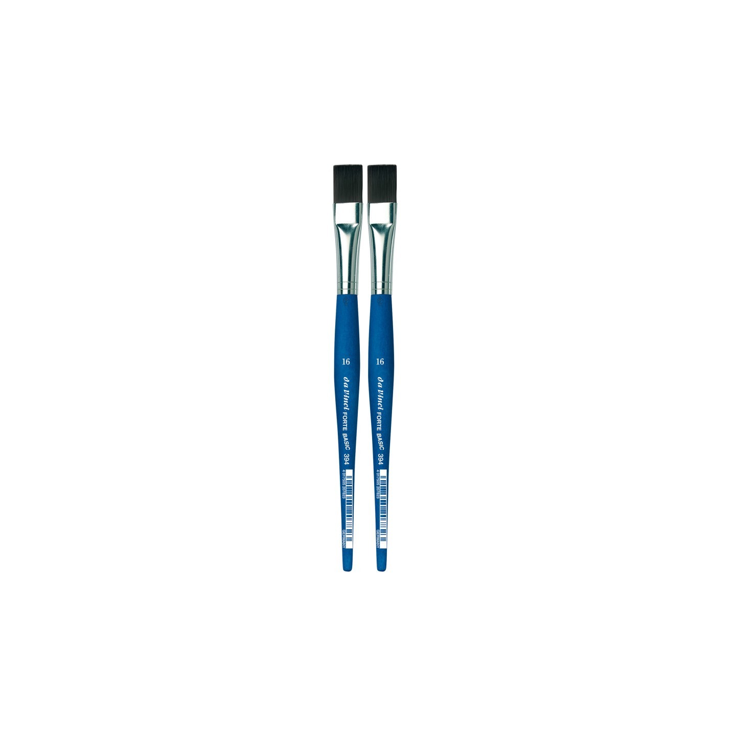 da Vinci FORTE BASIC Student Brush, Synthetic, Acrylic, Flat, Series 394, Size 16, Pack of 2