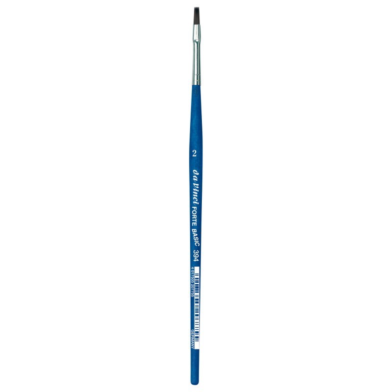 da Vinci FORTE BASIC Student Brush, Synthetic, Acrylic, Flat, Series 394, Size 2