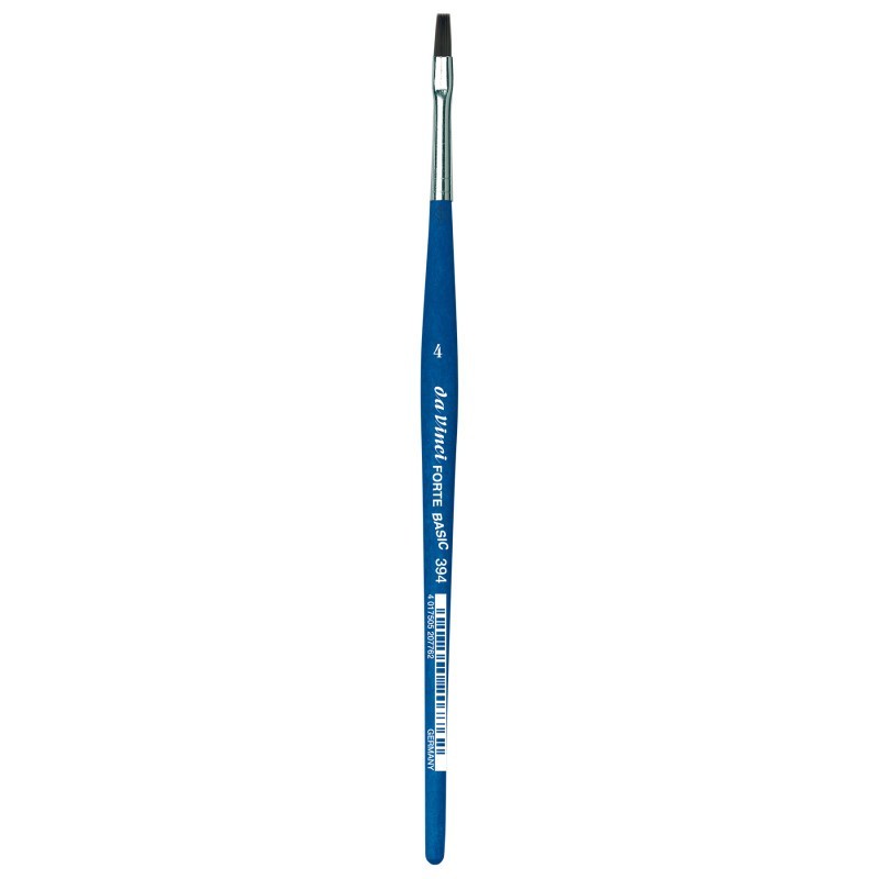 da Vinci FORTE BASIC Student Brush, Synthetic, Acrylic, Flat, Series 394, Size 4