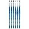 da Vinci FORTE BASIC Student Brush, Synthetic, Acrylic, Flat, Series 394, Size 4, Pack of 6