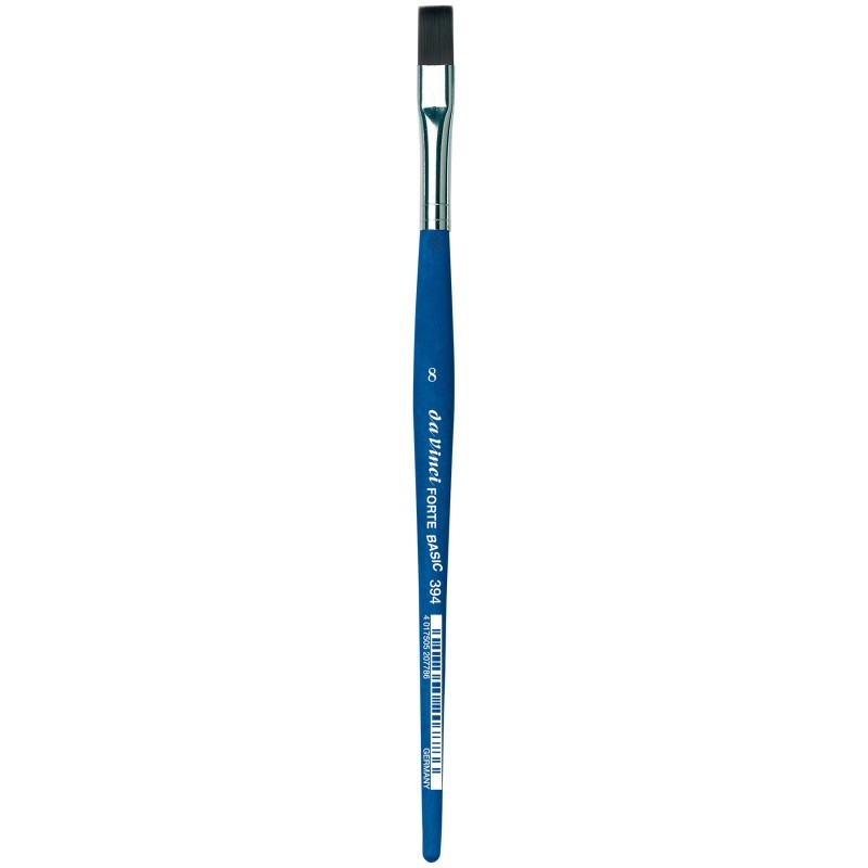 da Vinci FORTE BASIC Student Brush, Synthetic, Acrylic, Flat, Series 394, Size 8