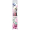 da Vinci CASANEO, NOVA & COSMOTOP-SPIN Botanical Art Brush Set, Synthetic, Watercolor, Assorted, 3 Brush Set