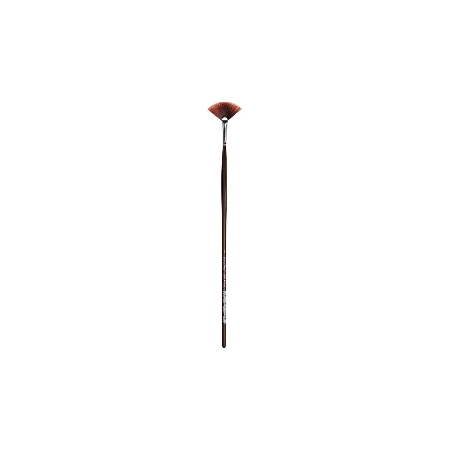 da Vinci TOP-ACRYL Red-Brown Brush, Synthetic, Acrylic & Oil, Fan, Series 485, Size 1