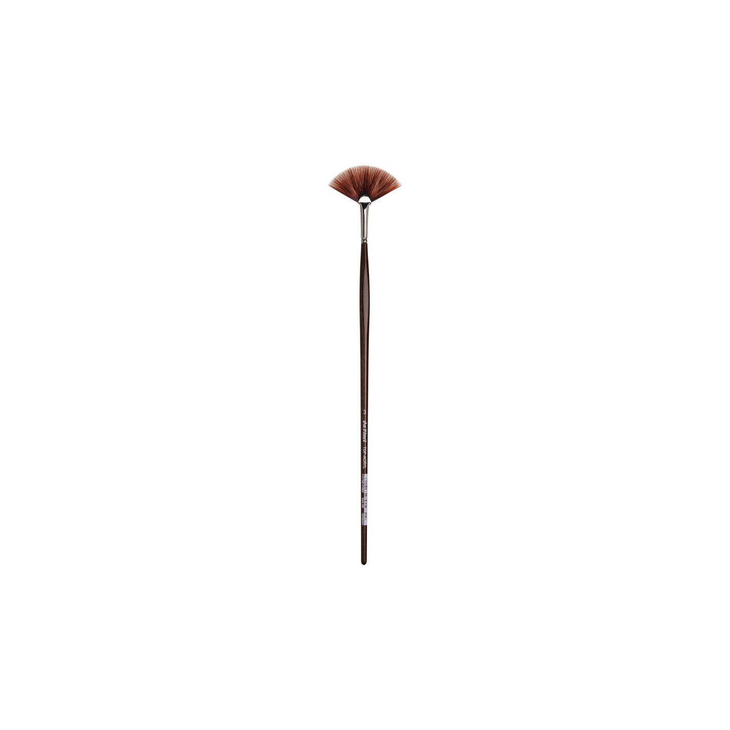 da Vinci TOP-ACRYL Red-Brown Brush, Synthetic, Acrylic & Oil, Fan, Series 485, Size 3