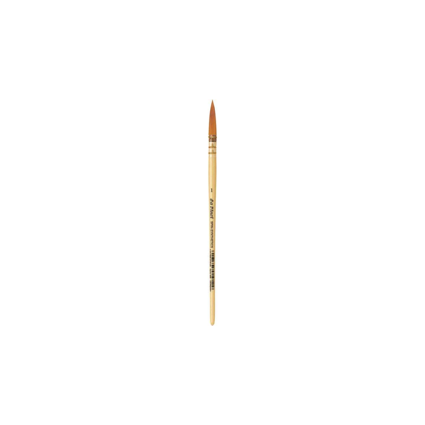 da Vinci COSMOTOP-SPIN Quill Brush, Synthetic, Watercolor & Indian Ink, Round, Series 488, Size 1