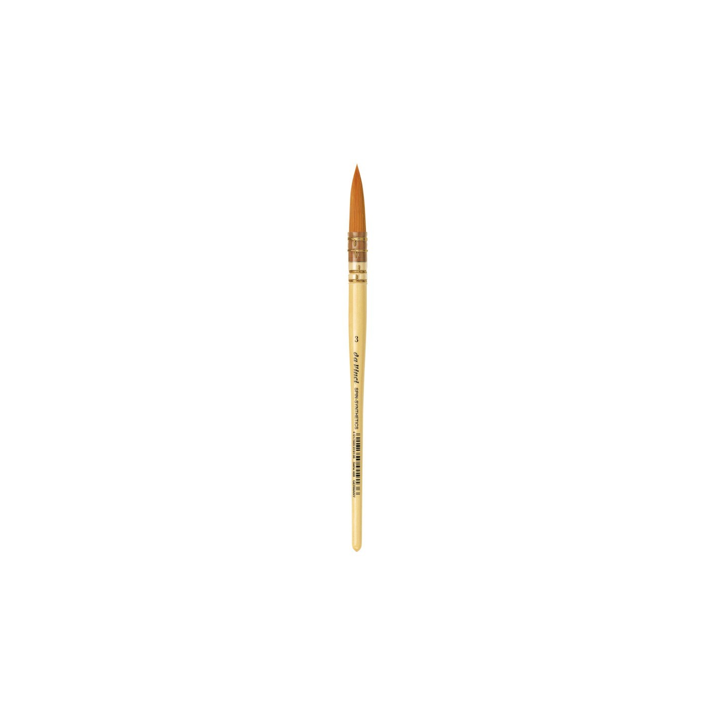 da Vinci COSMOTOP-SPIN Quill Brush, Synthetic, Watercolor & Indian Ink, Round, Series 488, Size 3