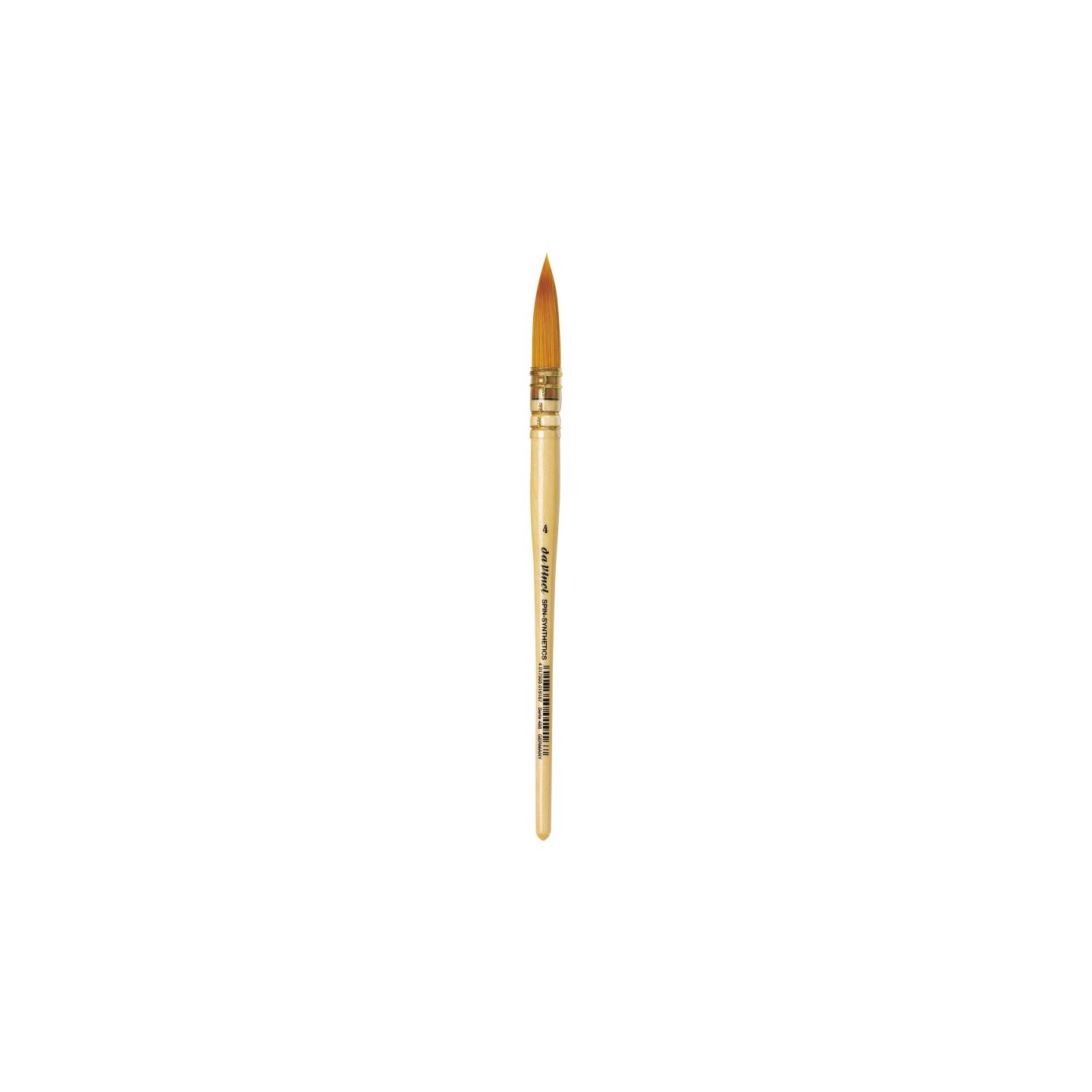 da Vinci COSMOTOP-SPIN Quill Brush, Synthetic, Watercolor & Indian Ink, Round, Series 488, Size 4