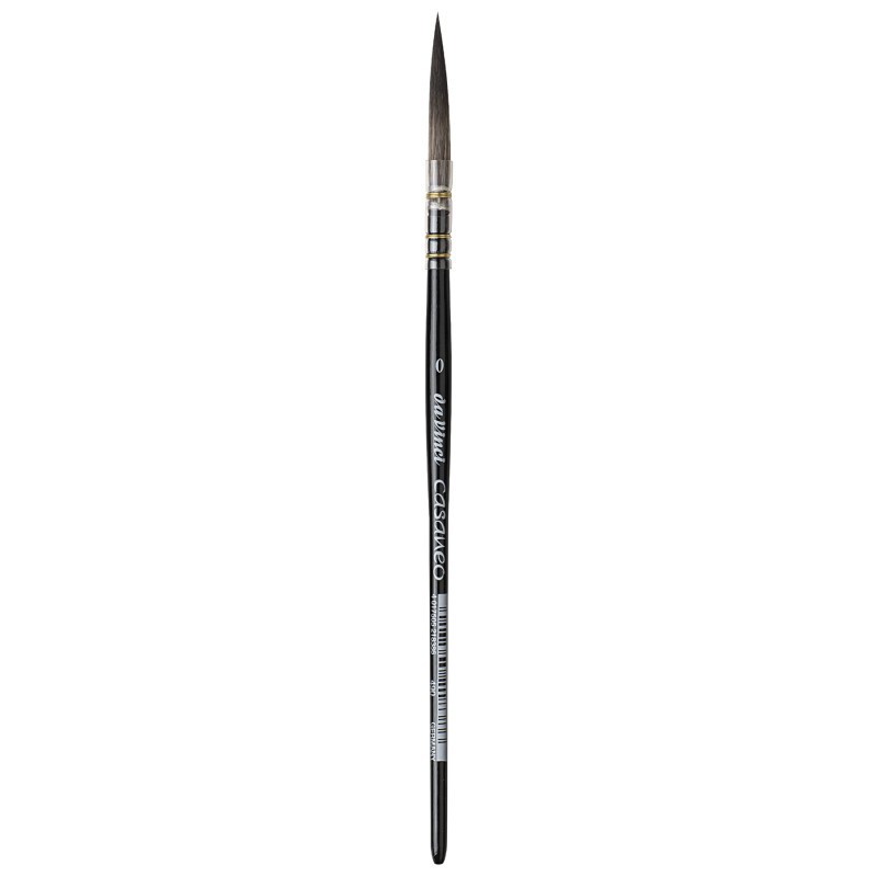 da Vinci CASANEO Quill Liner, Extra Soft Synthetic, Watercolor, Long Tip, Series 490, Size 0