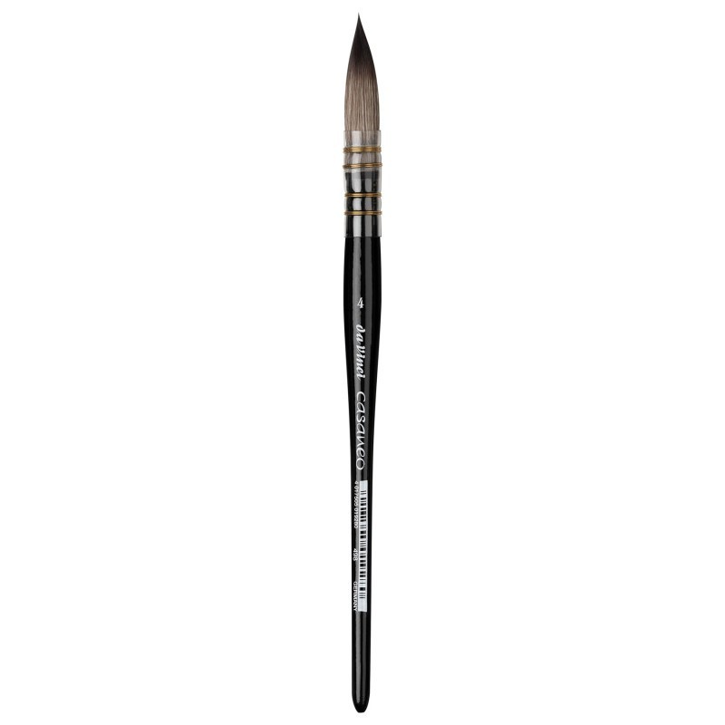 da Vinci CASANEO Quill Wash, Extra Soft Synthetic, Watercolor, Series 498, Size 4