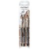 da Vinci CASANEO XS Travel, Synthetic, Watercolor, Series 5392, 3 Brush Set
