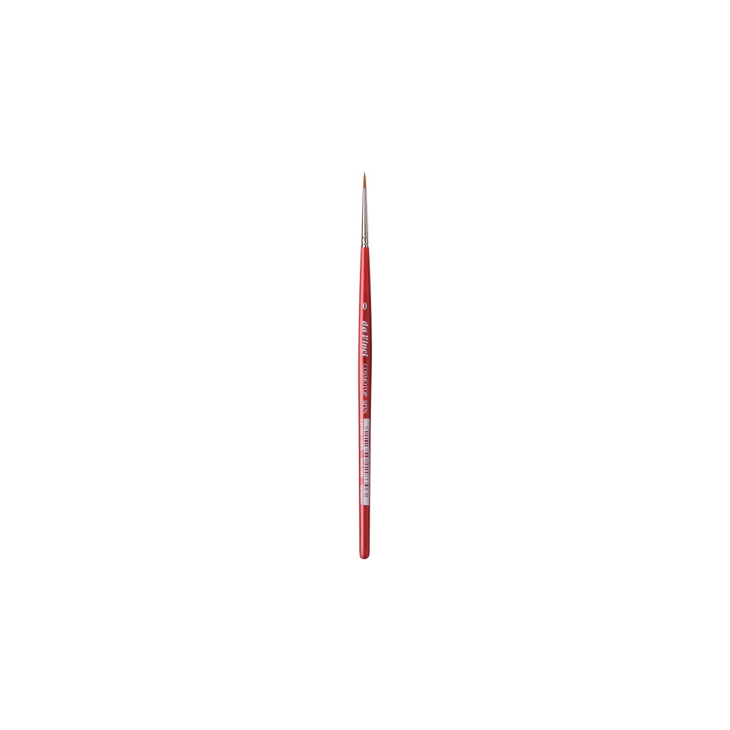 da Vinci COSMOTOP-SPIN Silkpainting Brush, Synthetic, Watercolor, Round, Size 0