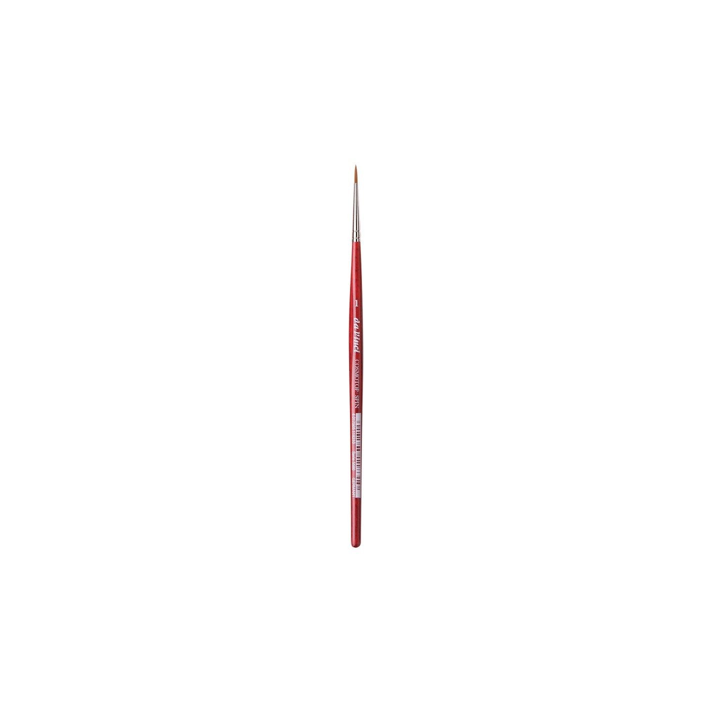 da Vinci COSMOTOP-SPIN Silkpainting Brush, Synthetic, Watercolor, Round, Size 1
