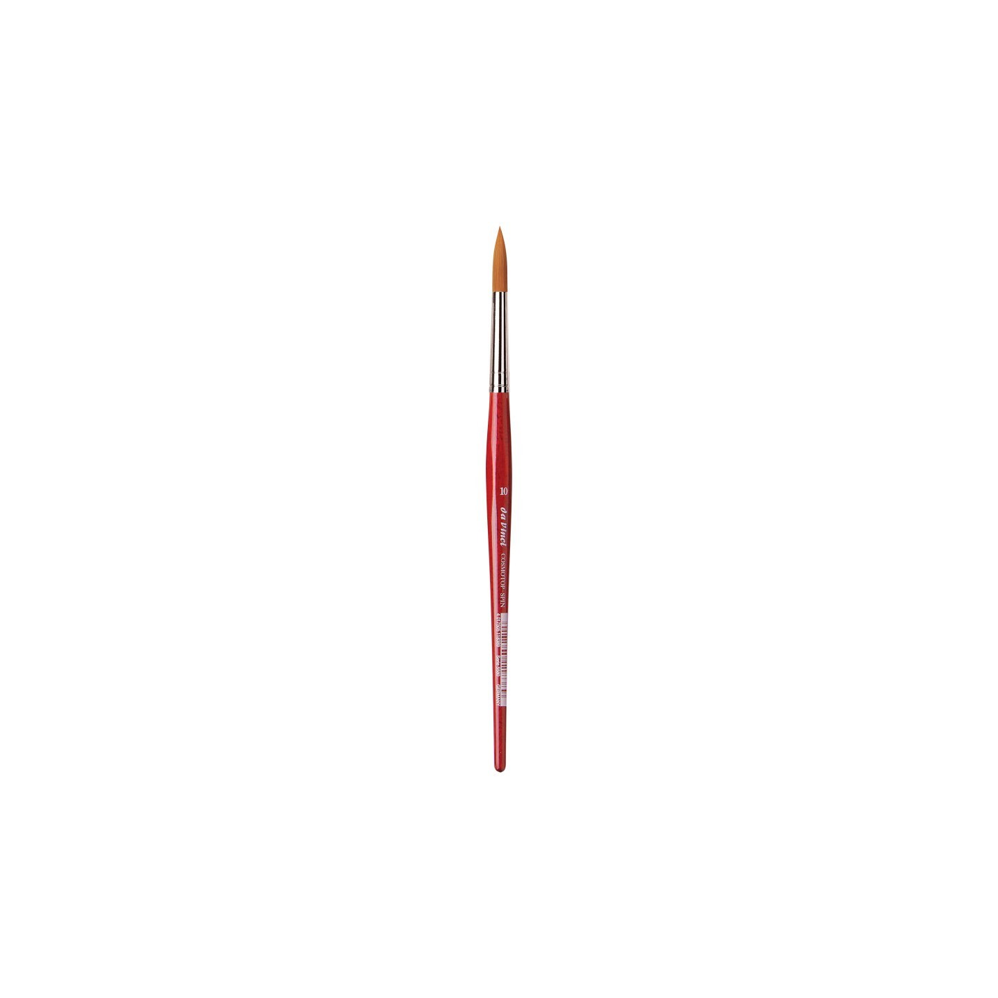 da Vinci COSMOTOP-SPIN Silkpainting Brush, Synthetic, Watercolor, Round, Size 10