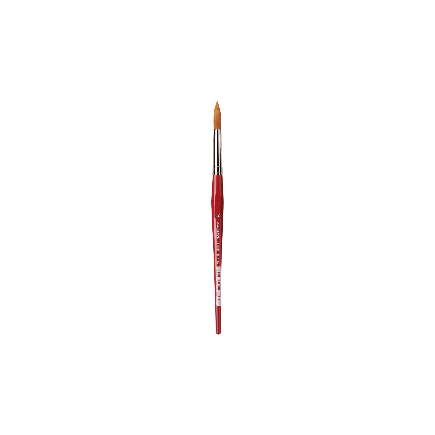 da Vinci COSMOTOP-SPIN Silkpainting Brush, Synthetic, Watercolor, Round, Size 12