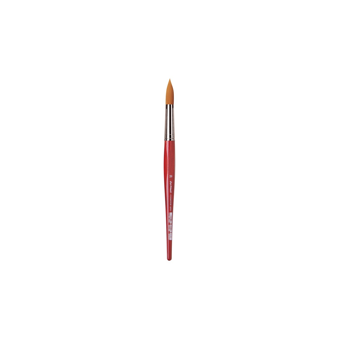 da Vinci COSMOTOP-SPIN Silkpainting Brush, Synthetic, Watercolor, Round, Size 20