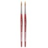 da Vinci COSMOTOP-SPIN Silkpainting Brush, Synthetic, Watercolor, Round, Size 6, Pack of 2