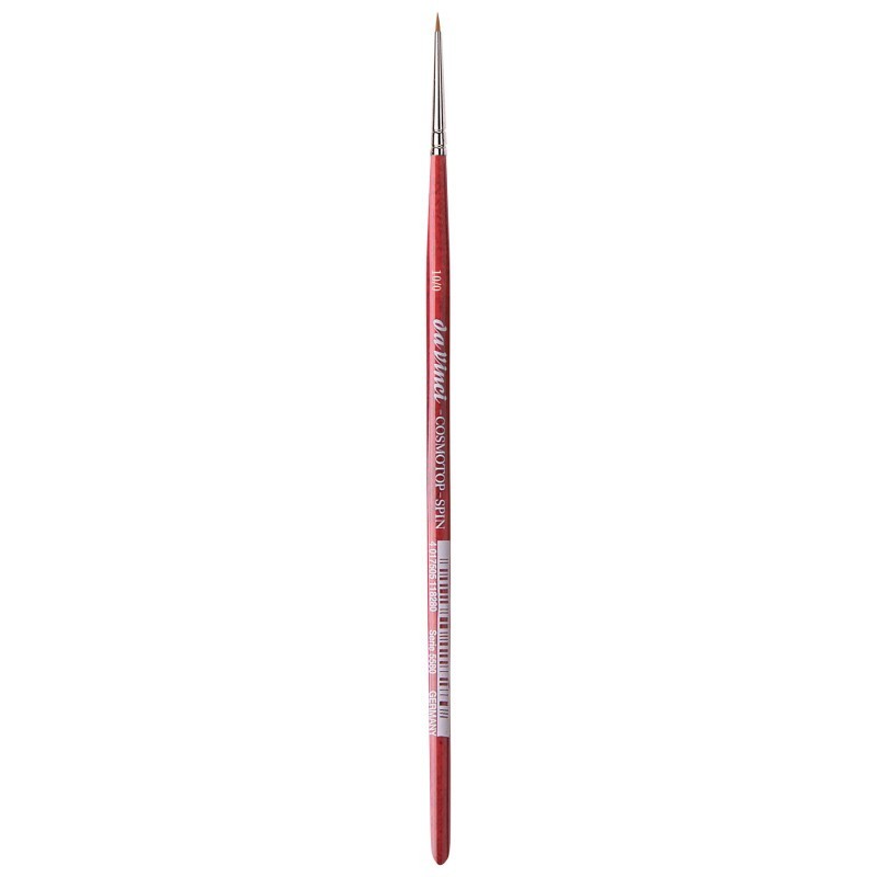 da Vinci COSMOTOP-SPIN Silkpainting Brush, Synthetic, Watercolor, Round, Size -10