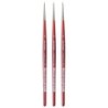 da Vinci COSMOTOP-SPIN Silkpainting Brush, Synthetic, Watercolor, Round, Size -5, Pack of 3