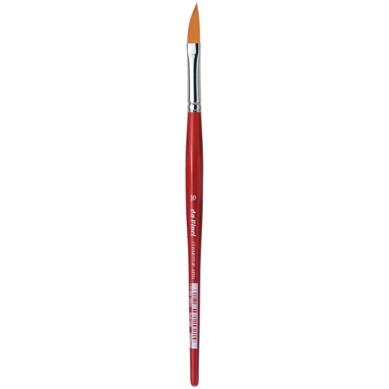da Vinci COSMOTOP-SPIN Striper Brush, Synthetic, Watercolor, Slant, Size 10