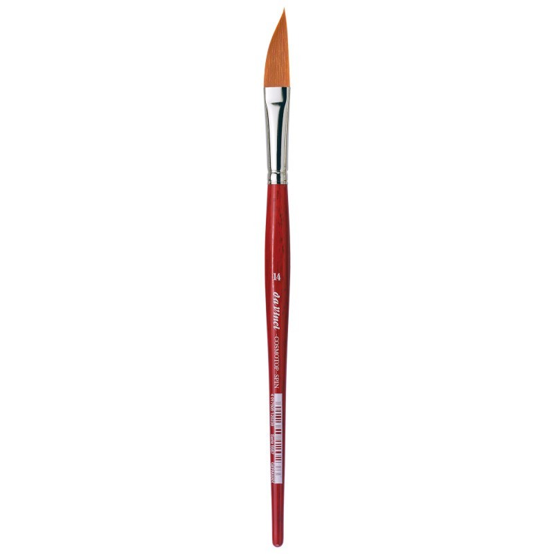 da Vinci COSMOTOP-SPIN Striper Brush, Synthetic, Watercolor, Slant, Size 14