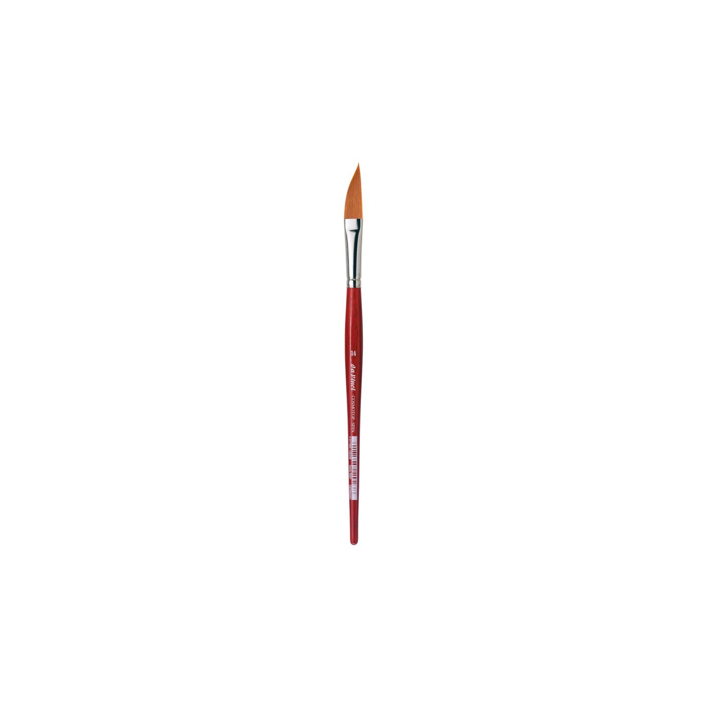 da Vinci COSMOTOP-SPIN Striper Brush, Synthetic, Watercolor, Slant, Size 14
