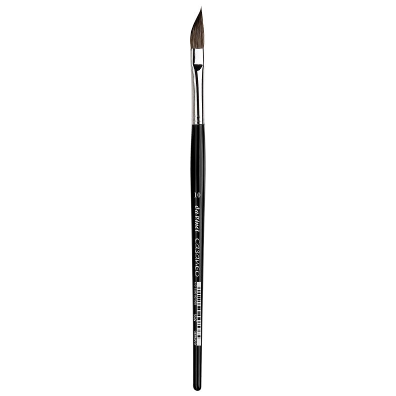 da Vinci CASANEO Sword Shape, Extra Soft Synthetic, Watercolor & Acrylic, Slant, Series 5597, Size 10