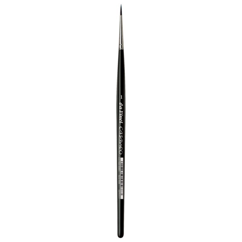 da Vinci CASANEO Silkpainting & Wash, Extra Soft Synthetic, Watercolor & Acrylic, Round, Series 5598, Size 1