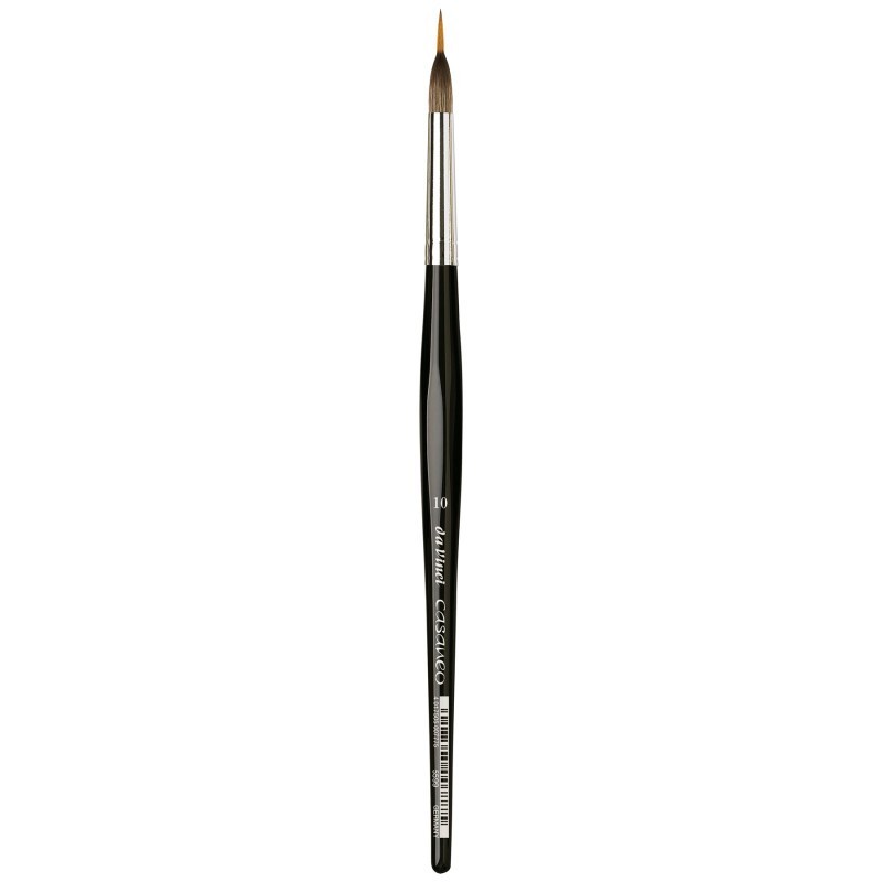 da Vinci CASANEO Liner with inlaid COLINEO needle tip, Synthetic, Watercolor & Acrylic, Series 5599, Size 10