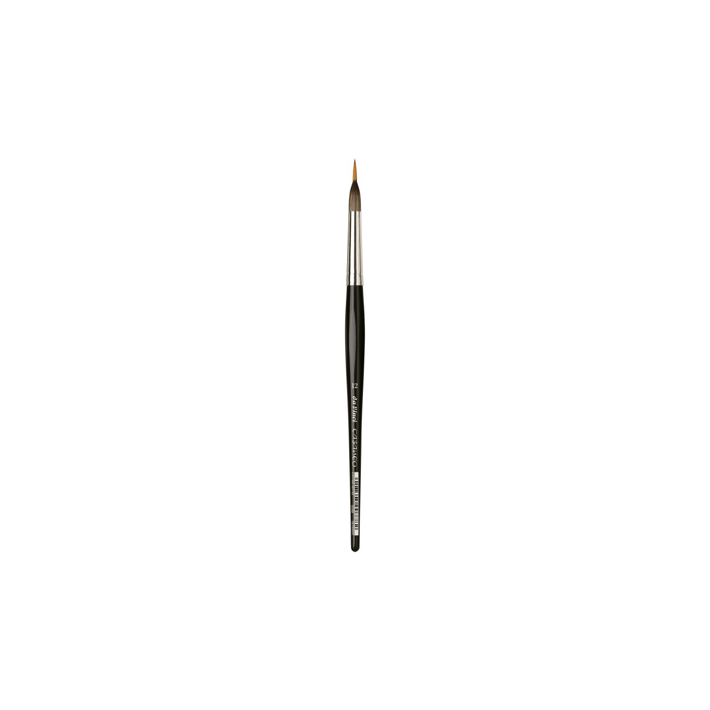 da Vinci CASANEO Liner with inlaid COLINEO needle tip, Synthetic, Watercolor & Acrylic, Series 5599, Size 12