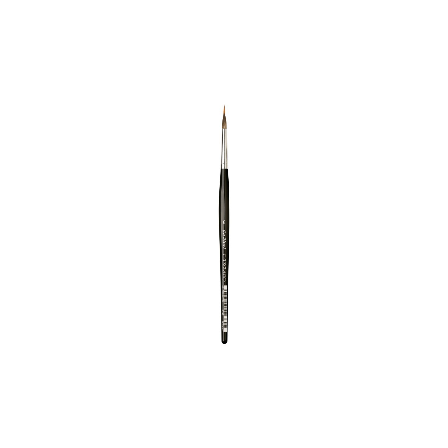 da Vinci CASANEO Liner with inlaid COLINEO needle tip, Synthetic, Watercolor & Acrylic, Series 5599, Size 6