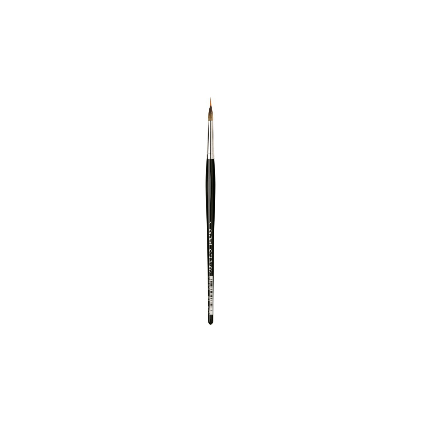 da Vinci CASANEO Liner with inlaid COLINEO needle tip, Synthetic, Watercolor & Acrylic, Series 5599, Size 8