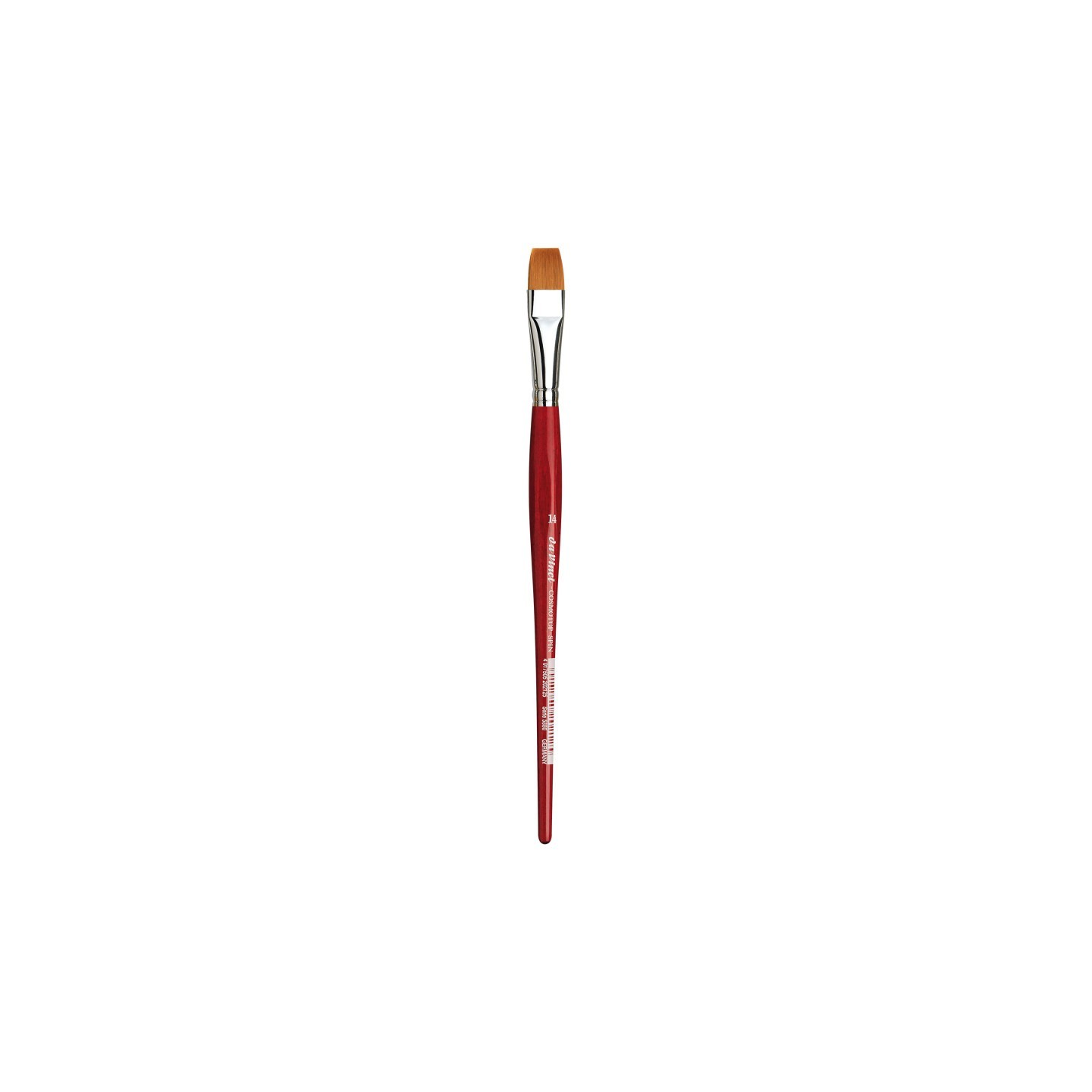 da Vinci COSMOTOP-SPIN Silkpainting Brush, Synthetic, Watercolor, Flat, Size 14