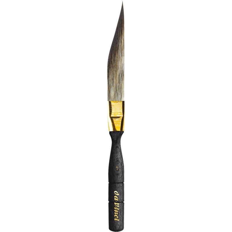 da Vinci CASANEO Dagger Striper with Traditional Pinstriping Handle, Synthetic, Watercolor & Acrylic, Slant, Series 703, Size 1