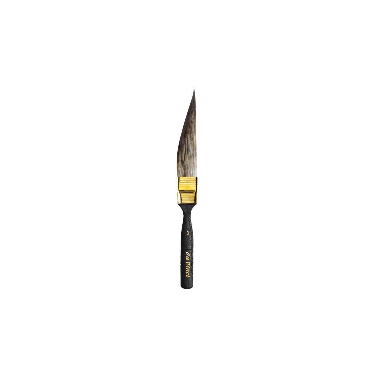 da Vinci CASANEO Dagger Striper with Traditional Pinstriping Handle, Synthetic, Watercolor & Acrylic, Slant, Series 703, Size 3