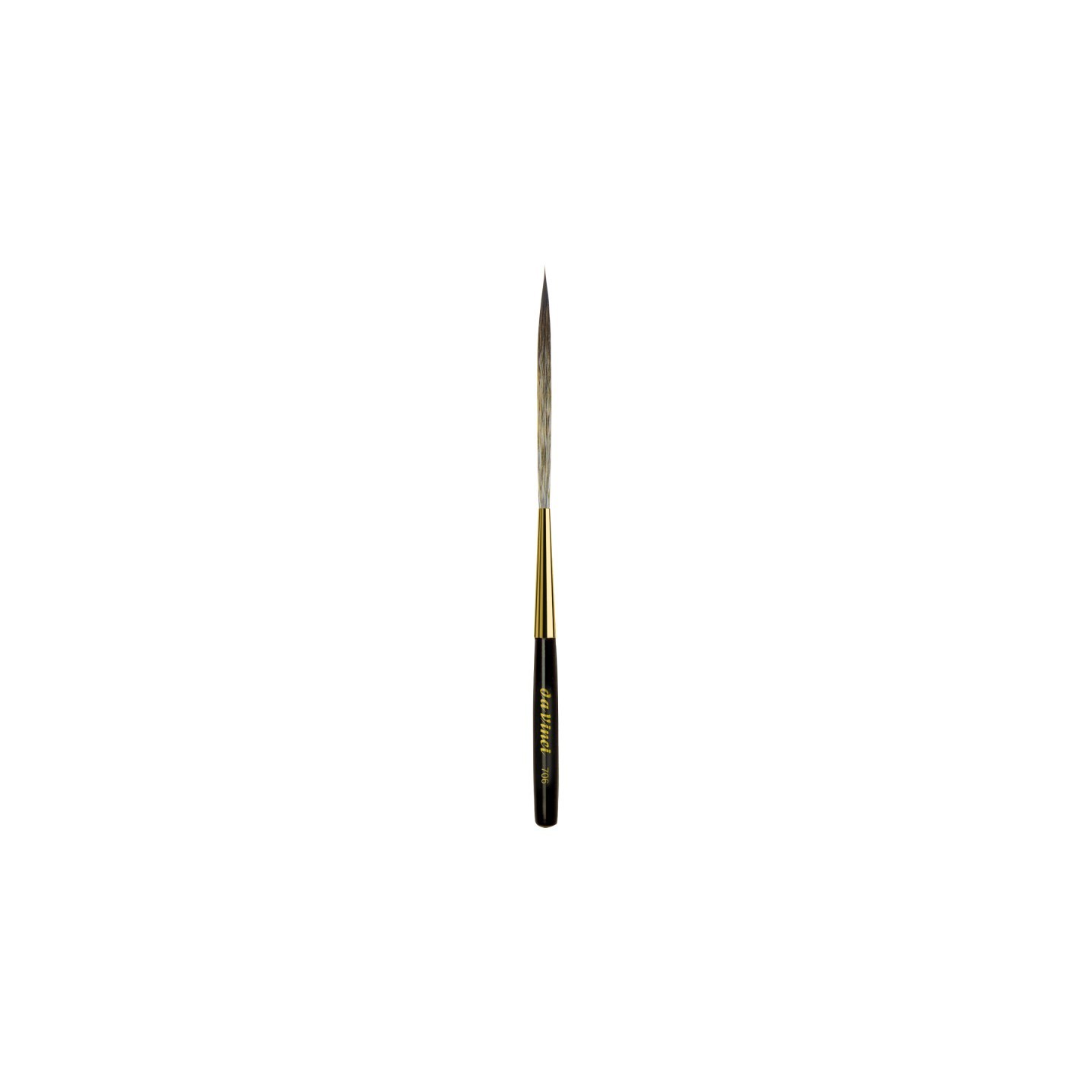 da Vinci CASANEO Stroke Pointed Striper with Short Handle, Synthetic, Watercolor & Acrylic, Series 706, Size 8