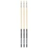 da Vinci CHUNEO Synthetic Hog Bristle, Oil, Flat, Series 7129, Size 2, Pack of 3