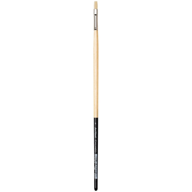 da Vinci CHUNEO Synthetic Hog Bristle, Oil, Flat, Series 7129, Size 4