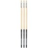 da Vinci CHUNEO Synthetic Hog Bristle, Oil, Flat, Series 7129, Size 4, Pack of 3