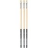 da Vinci CHUNEO Synthetic Hog Bristle, Oil, Flat, Series 7129, Size 6, Pack of 3