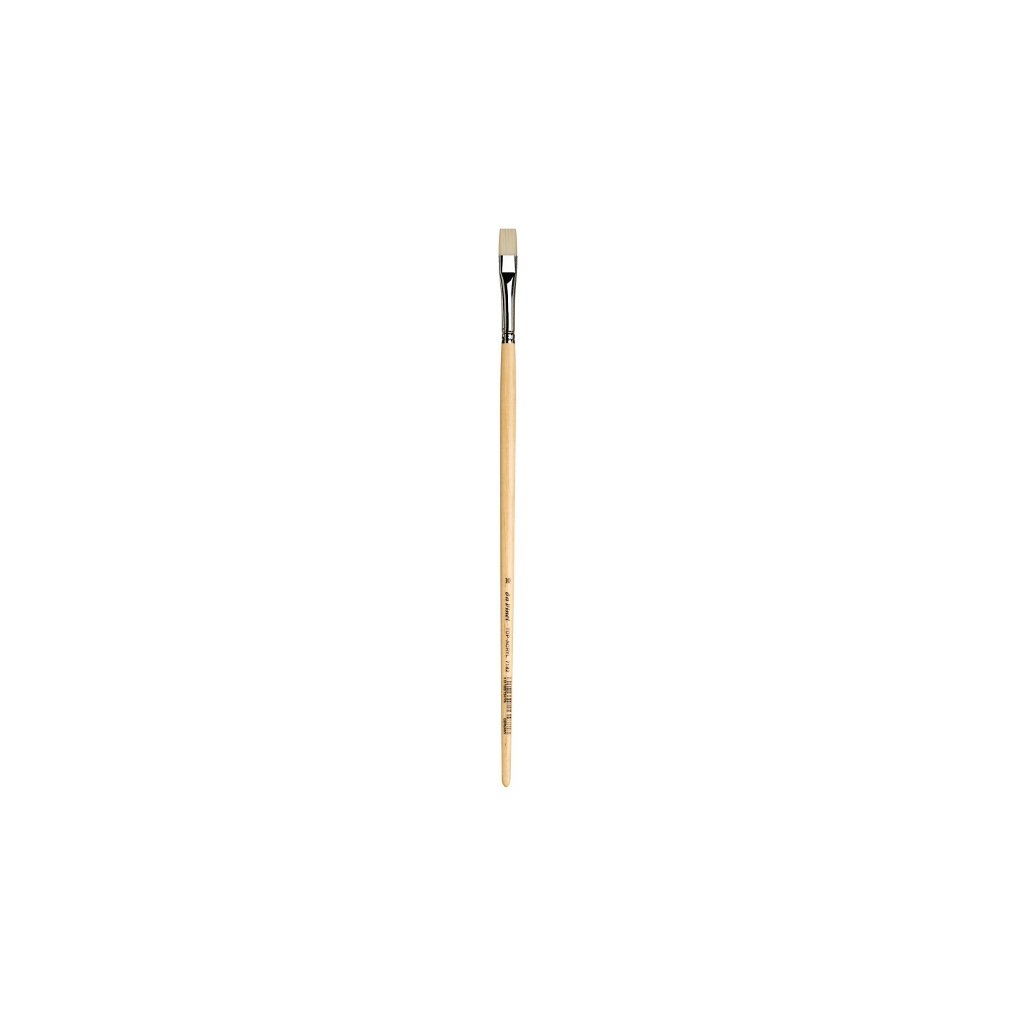 da Vinci TOP-ACRYL Bright White Brush, Synthetic, Acrylic & Oil, Flat, Series 7182, Size 10