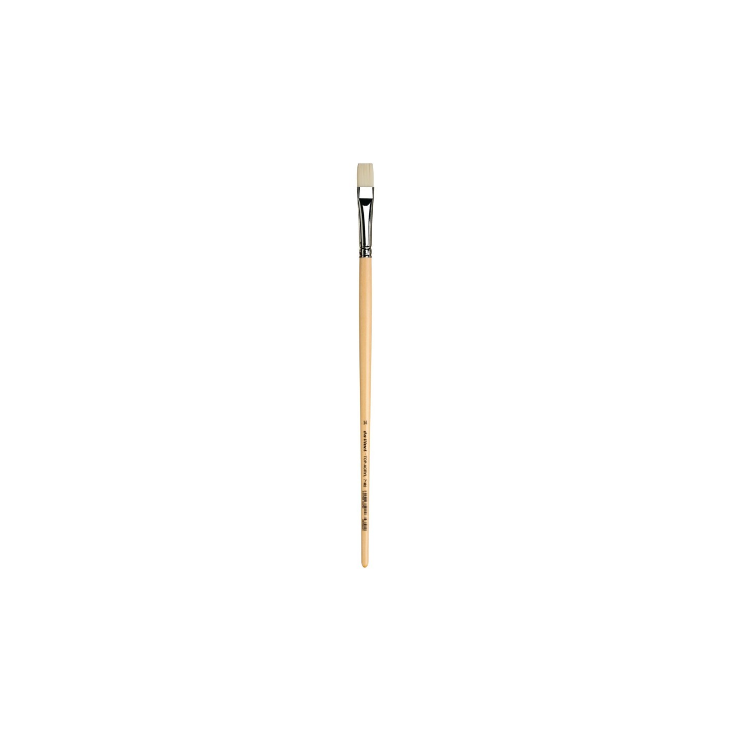 da Vinci TOP-ACRYL Bright White Brush, Synthetic, Acrylic & Oil, Flat, Series 7182, Size 14
