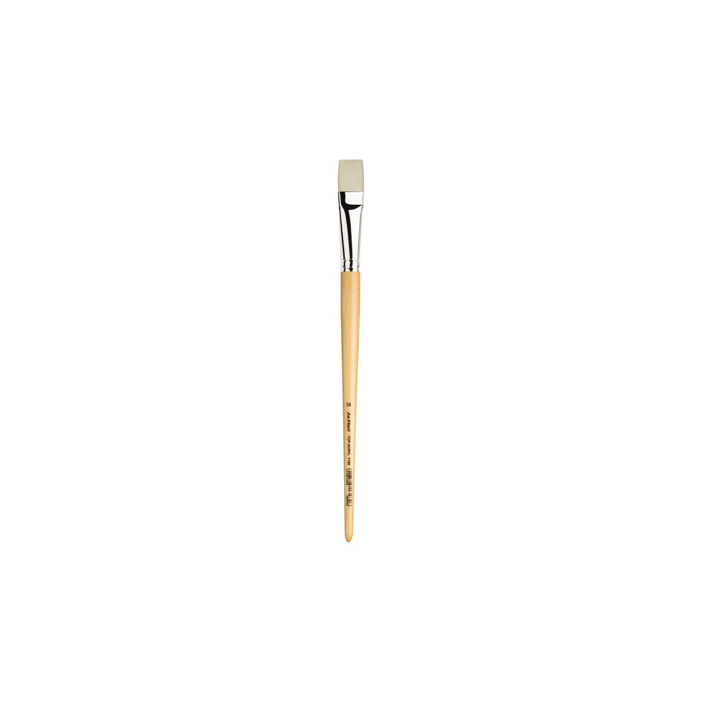 da Vinci TOP-ACRYL Bright White Brush, Synthetic, Acrylic & Oil, Flat, Series 7182, Size 24