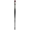 da Vinci TOP-ACRYL Bright Red-Brown Brush, Synthetic, Acrylic & Oil, Flat, Series 7185K, Size 12
