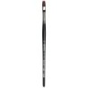 da Vinci TOP-ACRYL Bright Red-Brown Brush, Synthetic, Acrylic & Oil, Flat, Series 7185K, Size 6